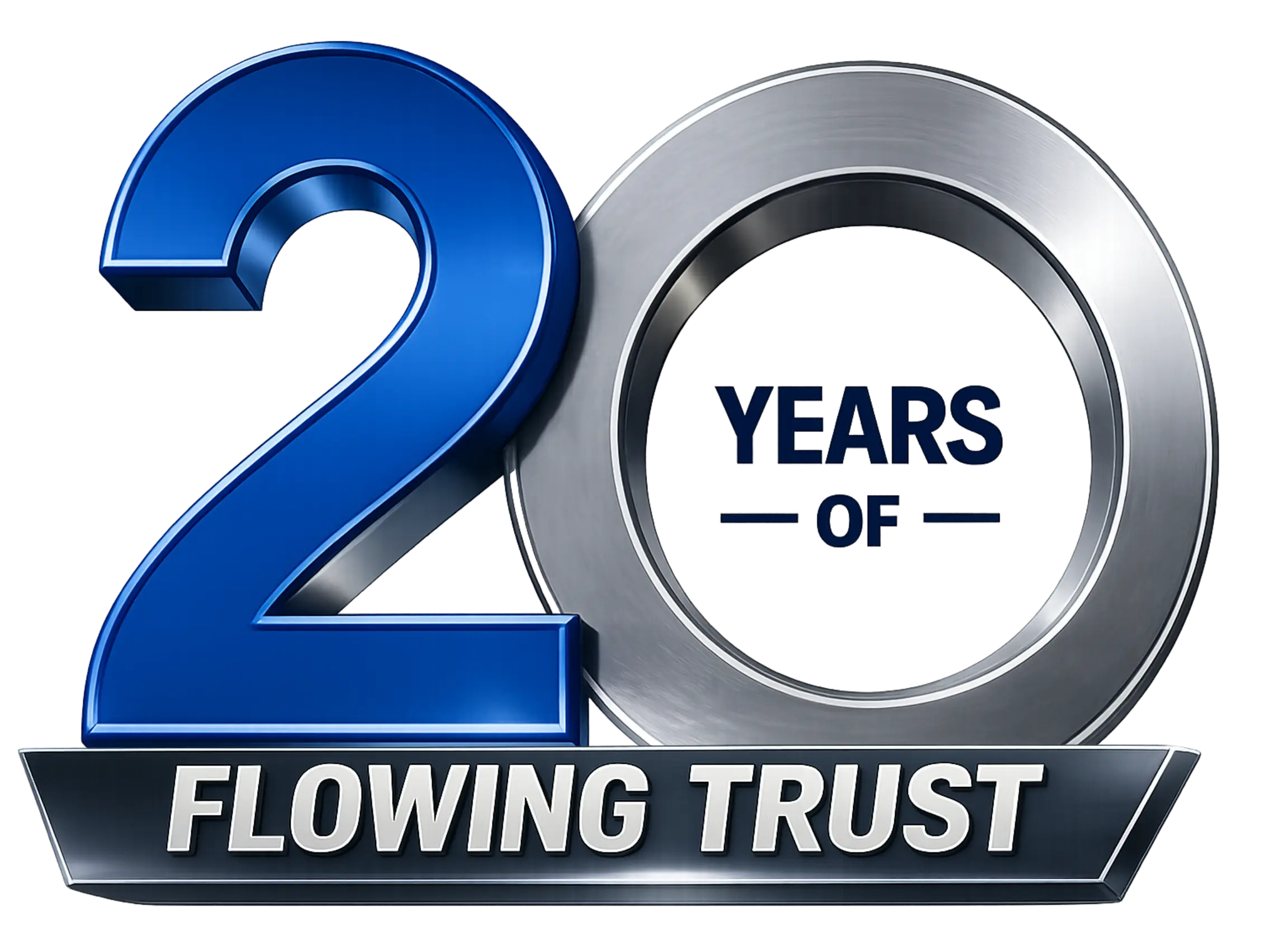 20 years logo for Dadu Pipes Pvt Ltd